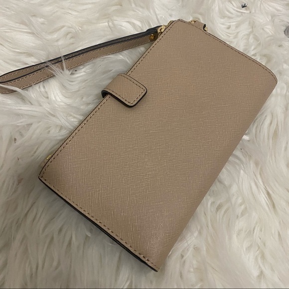 New Michael Kors jet set travel large double zipper wristlet wallet - Picture 8 of 8